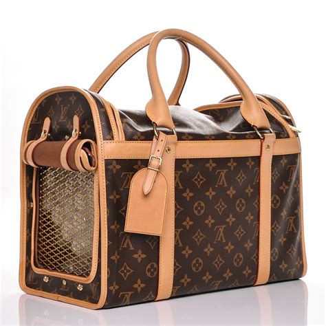 louis vuitton dog carrier bag